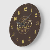 Modern Branded Bedrijf Business Logo Promotional Grote Klok (Hoek)