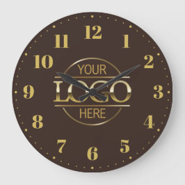 Modern Branded Bedrijf Business Logo Promotional Grote Klok