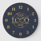 Modern Branded Bedrijf Business Logo Promotional Grote Klok (Voorkant)