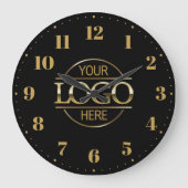 Modern Branded Bedrijf Business Logo Promotional Grote Klok (Voorkant)