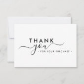 Modern Branded Business Thank You Notitiekaartje (Voorkant)