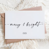 Modern Branded Holiday Christmas Kaart