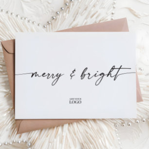 Modern Branded Holiday Christmas Kaart
