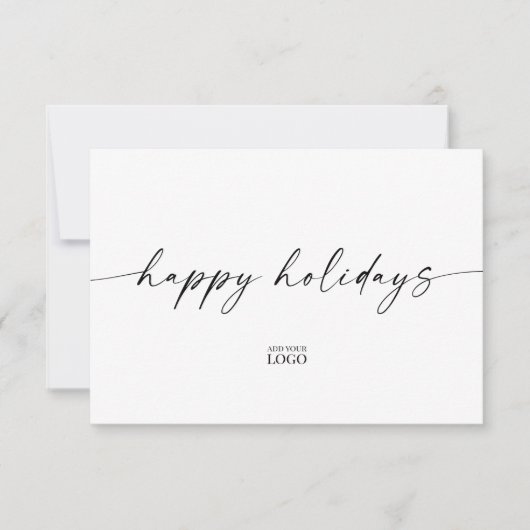 Modern Branded Holiday Kaart (Voorkant)