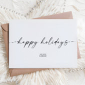 Modern Branded Holiday Kaart