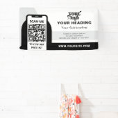 Modern Branding Professionele Adverteren QR-code Spandoek (Insitu)