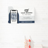 Modern Branding Professionele Adverteren QR-code Spandoek (Insitu)