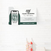 Modern Branding Professionele Adverteren QR-code Spandoek (Insitu)