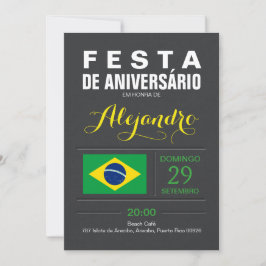 Modern: Brasil Feest Kaart