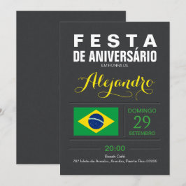 Modern: Brasil Feest Kaart