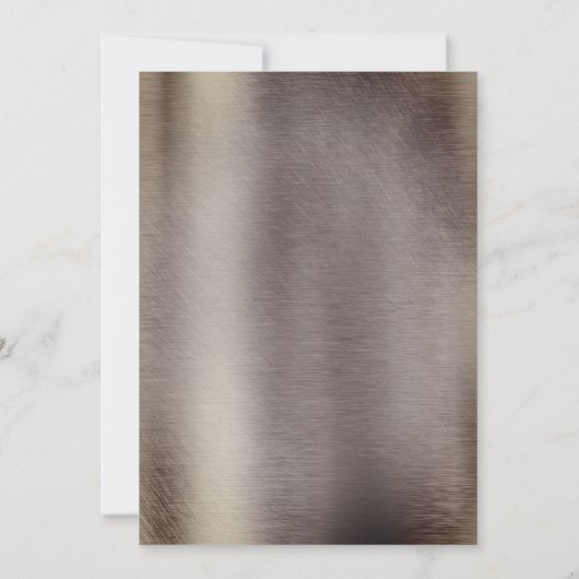 Modern Brass Texture Save The Date (Achterkant)