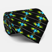 Modern Brazilië Vlag Satijn Sport Stropdas (Opgerold)