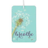 Modern BREATHE Script Paardenbloem Blauw Luchtverfrisser (Voorkant)