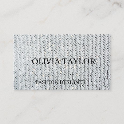 Modern breipatroon visitekaartje (Voorkant)