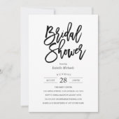 Modern Bridal Shower Kaart (Voorkant)