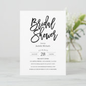 Modern Bridal Shower Kaart (Staand voorkant)
