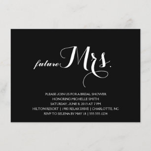 Modern Bridal Shower-uitnodiging Kaart