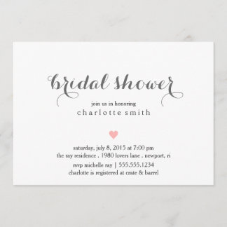 Modern Bridal Shower-uitnodiging Kaart