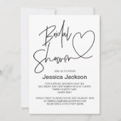 Modern Bridal Shower-uitnodiging Kaart (Voorkant)