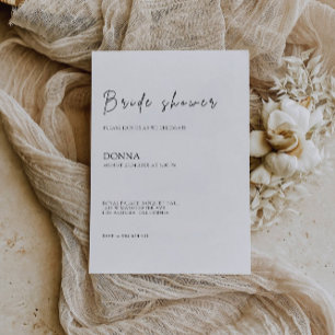Modern Bridal Shower-uitnodiging Kaart
