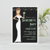 Modern Bride Bachelorette Kaart (Staand voorkant)