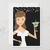 Modern Bride Bachelorette Kaart (Achterkant)