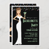 Modern Bride Bachelorette Kaart (Voorkant / Achterkant)