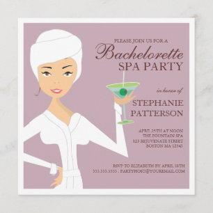 Modern Bride Bachelorette Spa Kaart