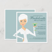 Modern Bride Bachelorette Spa Kaart (Voorkant / Achterkant)