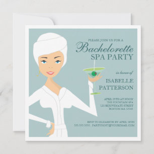Modern Bride Bachelorette Spa Kaart