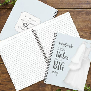 Modern Bride Elegant  Cute Wedding Dress Notitieboek