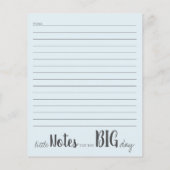 Modern Bride Planner Blue Vintage Weddenschap (Achterkant)