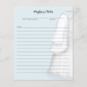 Modern Bride Planner Blue Vintage Weddenschap (Voorkant)