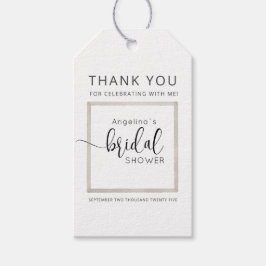 Modern Bride Shower Gift Tags  Cadeaulabel