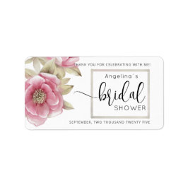 Modern Bride Shower Sticker 