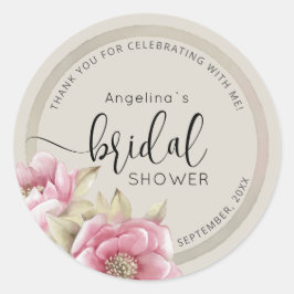 Modern Bride Shower Sticker 