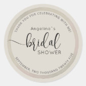Modern Bride Shower Sticker  (Voorkant)