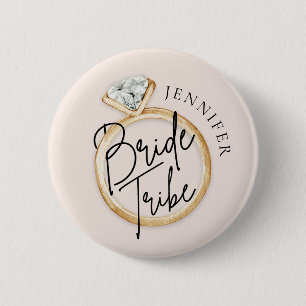 Modern Bride Tribe Custom Button
