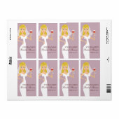 Modern Bride Vrijgezellenfeest Wijnthemalabel Etiket (Full Sheet)