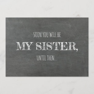 Modern Bridesmaid / Maid of Honor Voorstel Kaart