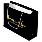 Modern Bridesmaid-voorstel Groot Cadeauzakje (Voorkant Gekanteld)