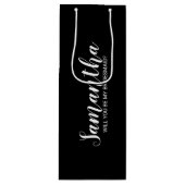 Modern Bridesmaid-voorstel Wijn Cadeautas (Voorkant)