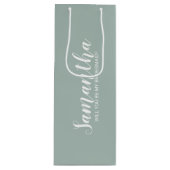 Modern Bridesmaid-voorstel Wijn Cadeautas (Voorkant)