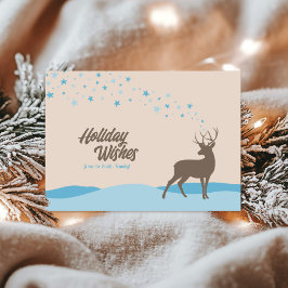 Modern Briefkaart script kalligrafie Holiday Wishe