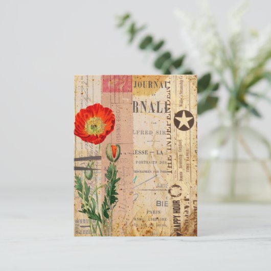 Modern  Briefkaart van paprika's (Staand voorkant)