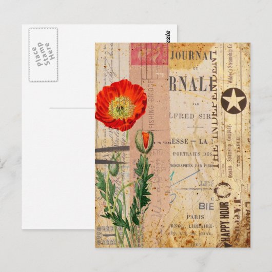 Modern  Briefkaart van paprika's (Voorkant / Achterkant)