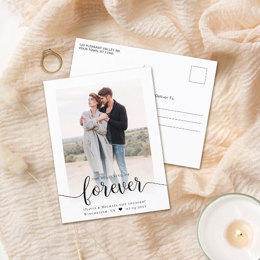 Modern Briefkaart voor bekendmaking van berichten 