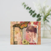 Modern     Briefkaart voor herverkaveling (Staand voorkant)