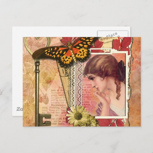 Modern     Briefkaart voor herverkaveling (Voorkant / Achterkant)