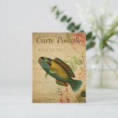 Modern  Briefkaart voor het inkorten van vis (Staand voorkant)